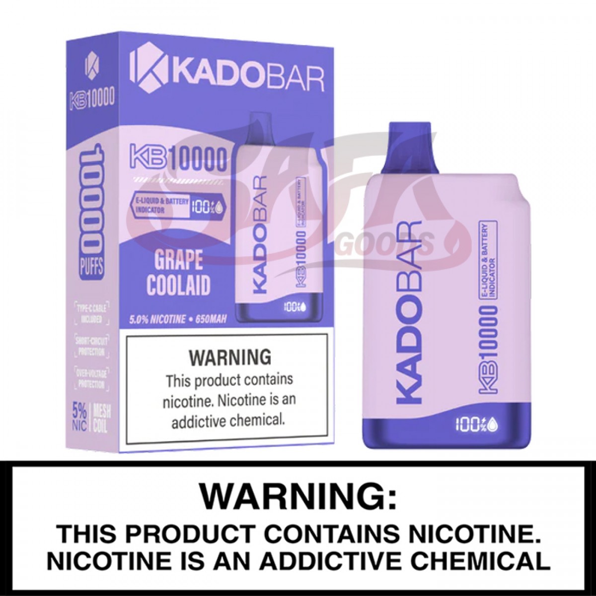Kado Bar 10,000 Puff Disposables [5PC]